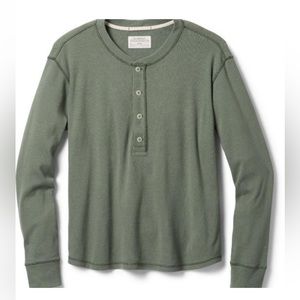 NWT REI 1X Women’s Henley Sea Olive Green